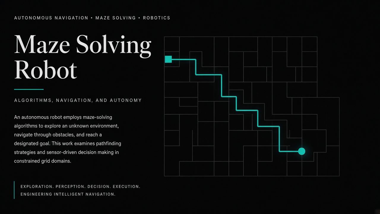 Smart Maze Solving Robot