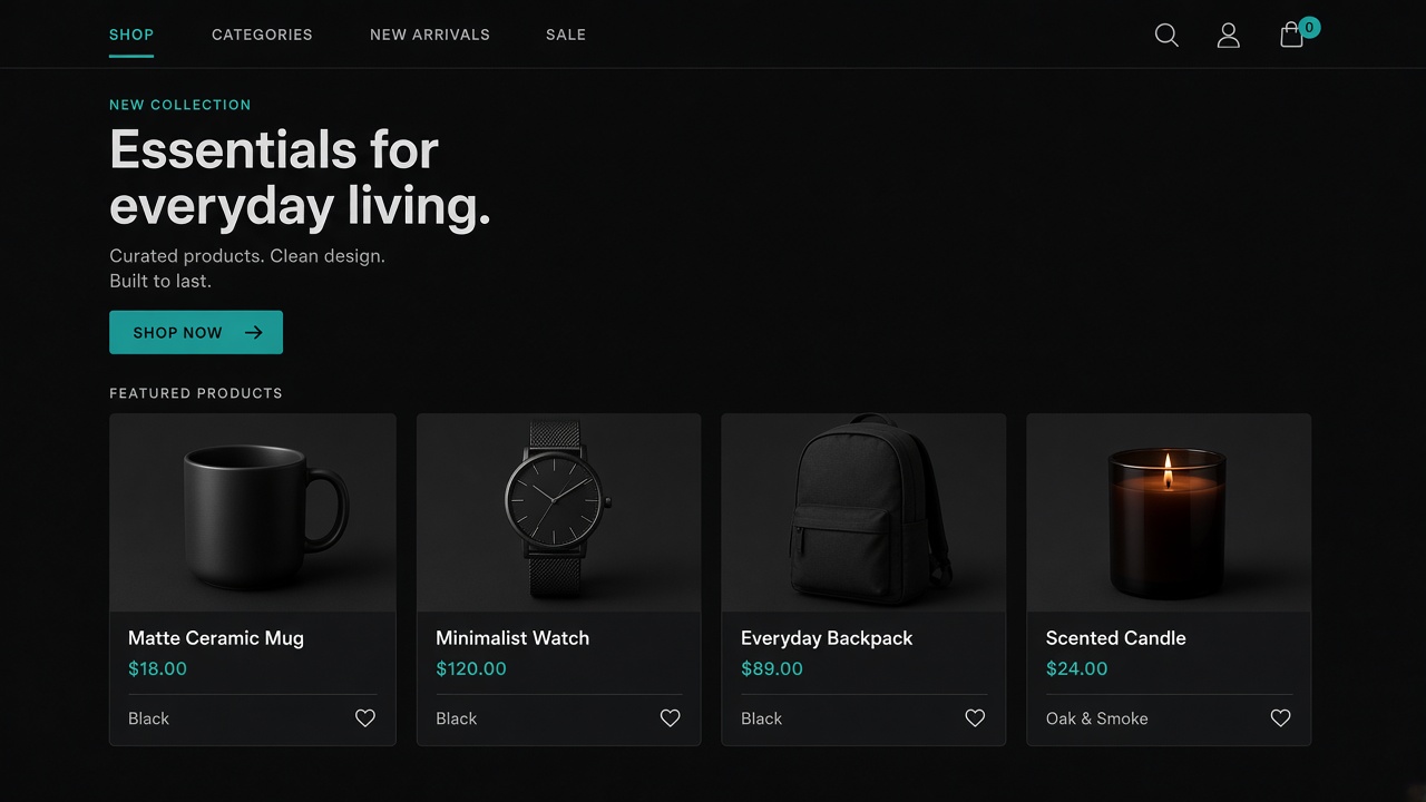 Simple PHP E-commerce